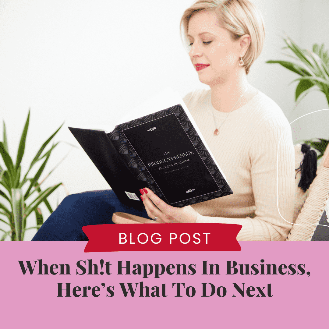 When Shit happens in business, here's what to do next